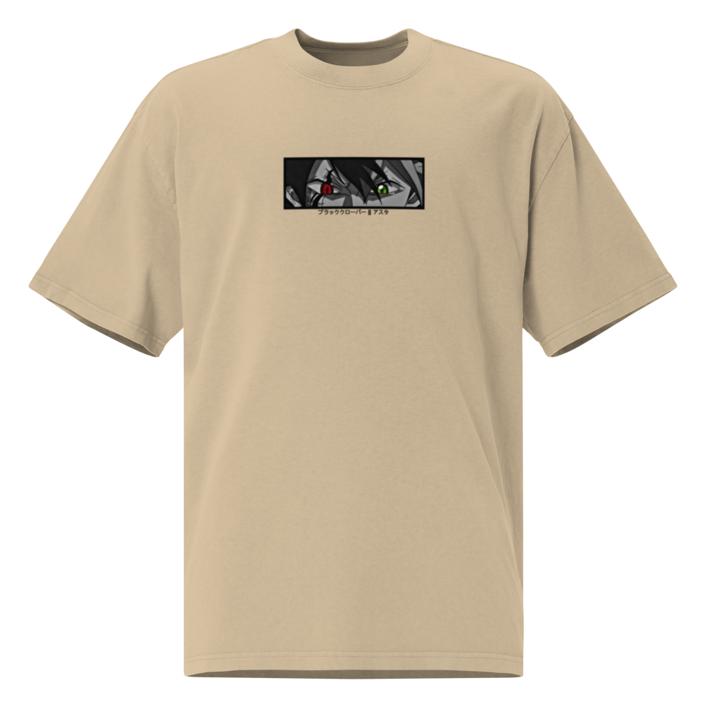 Black Clover - Asta & Yuno Wings | Oversized Washed T-shirt