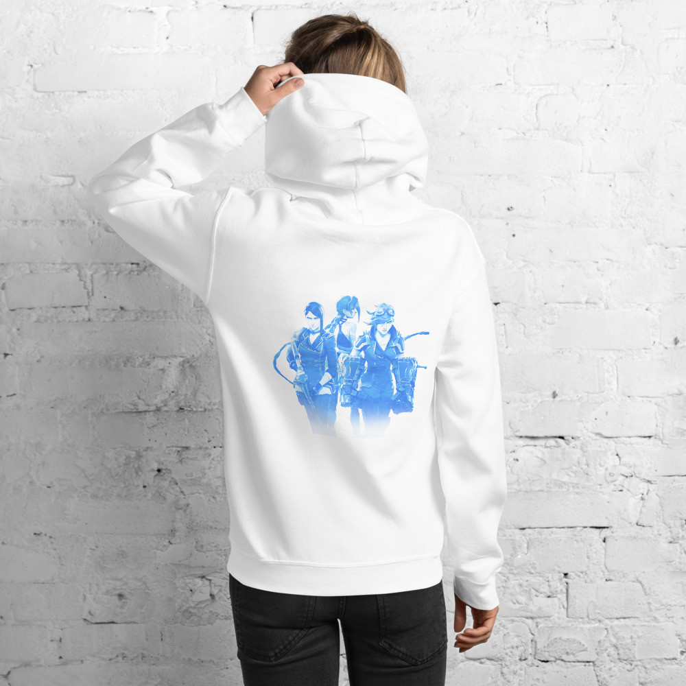 Arcane Brotherhood Hoodie – Vi, Jinx & Caitlyn