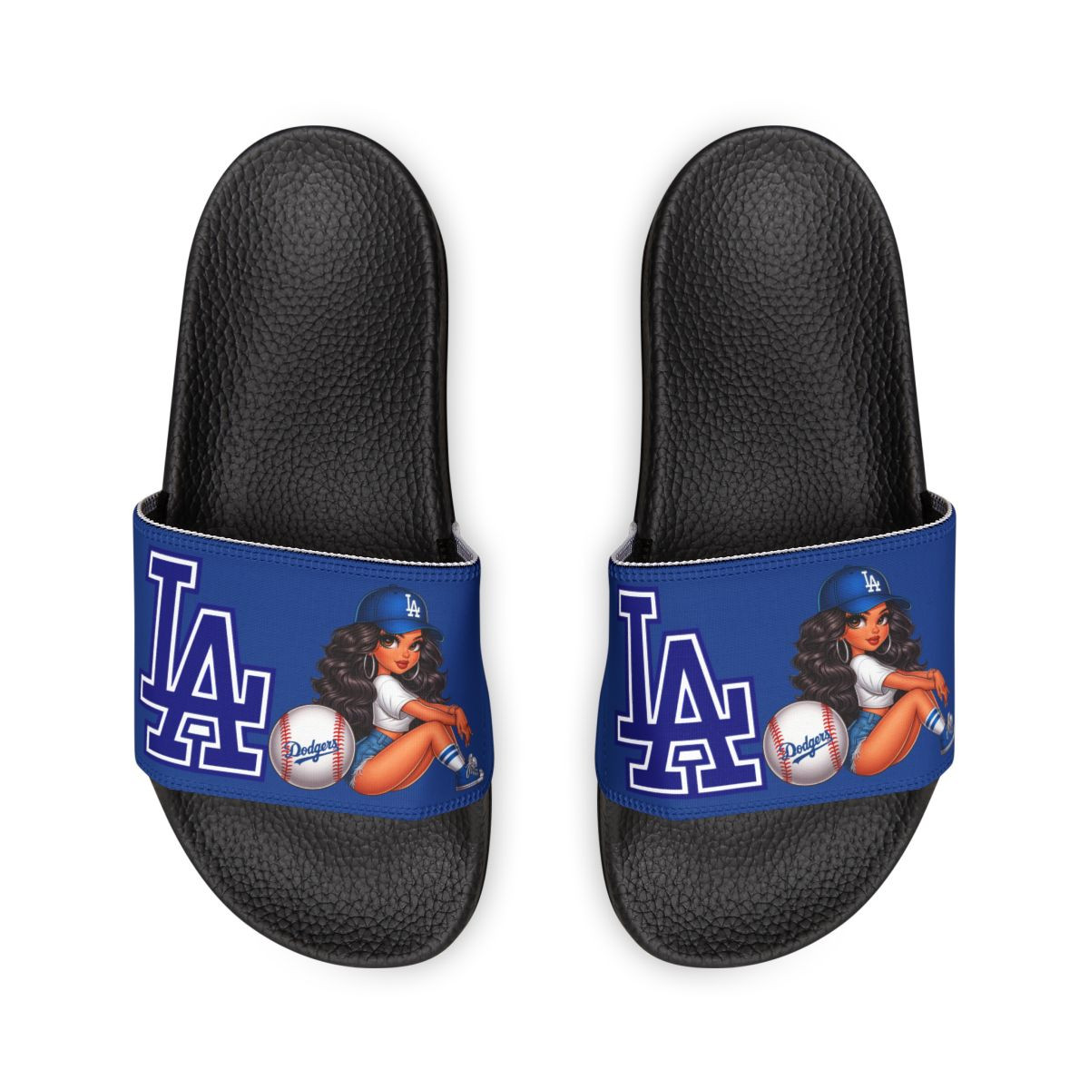 LA Doyers LaTina Stylish Women's Removable-Strap Sandals with Bold Graphic