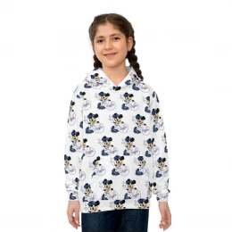 Dodger Mickee Kids Hoodie - Fun Cycling Design for Active Play