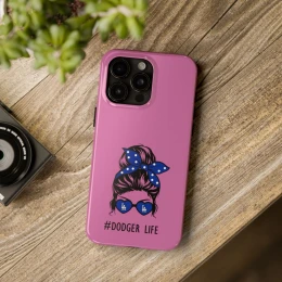 LaTina Blue Stylish Tough Phone Case - #DodgerLife - Perfect for LA Fans