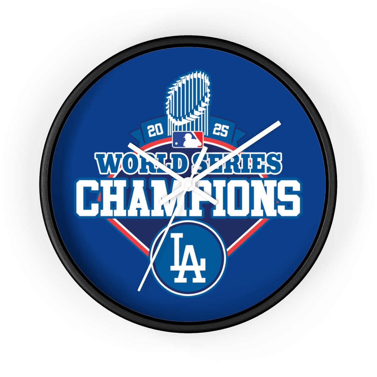 Championship Wall Clock - MLB 2025 World Series Champions Design, Sports Decor, Gift for Fans, Office Wall Art, Home Decor