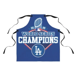 World Series Champions Apron - Perfect for Sports Lovers, BBQs, Game Day, Kitchen Fun, Gift for Chefs Los Angeles Doyers
