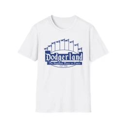 Dodgerland 2025 Champions T-Shirt - Vintage Style Graphic Tee, Perfect for Sports Fans, Casual Wear, Gift for Him/Her, Summer Outing, Fun