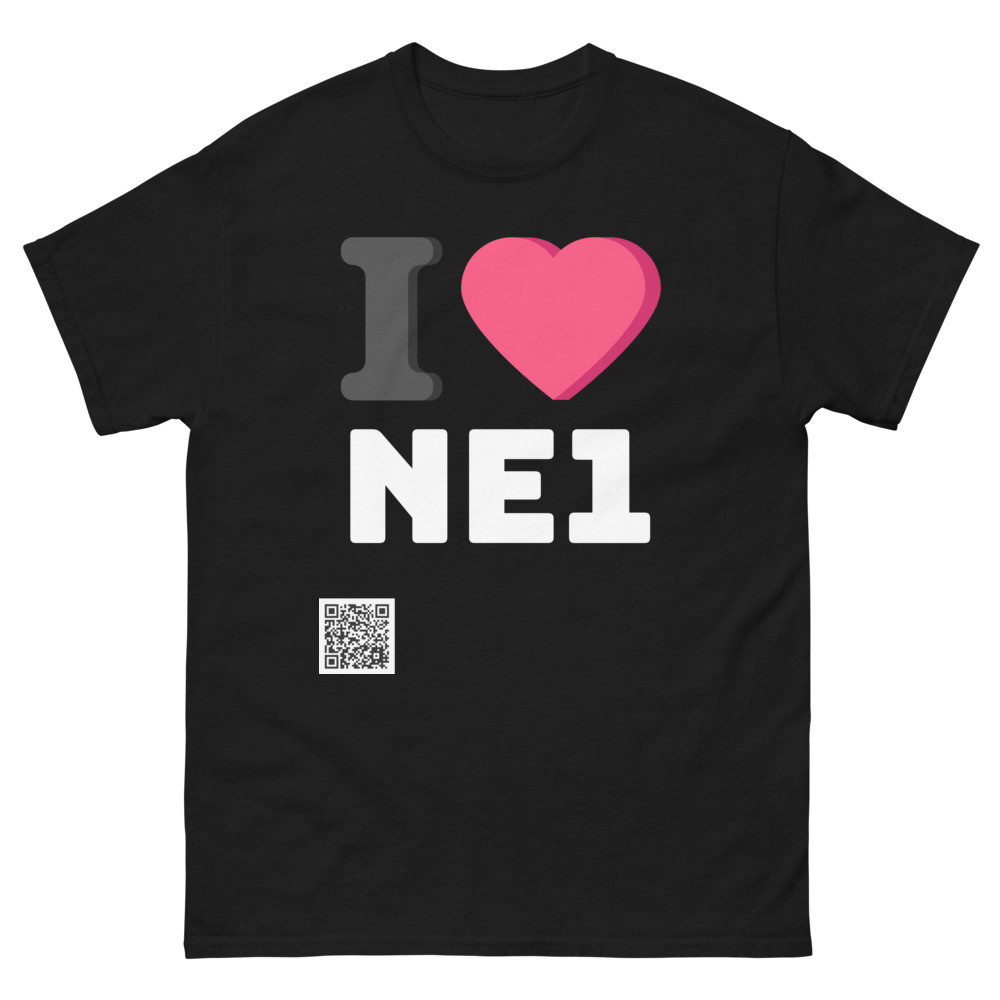 I LOVE NE1 - QR Innovation 2.0+ Range Unisex classic tee