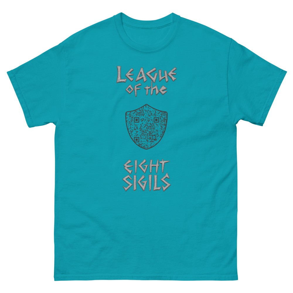 Shield Design League of the Eight Sigils  – Fantasy Football Crest Unisex classic tee 