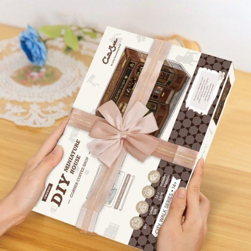 Calm creative DIY book nook moment