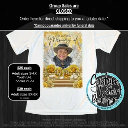 Memorial Shirt Dorothy Murphy