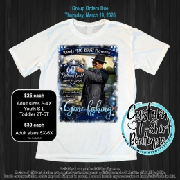 Randy Flowers Birthday Memorial Shirt