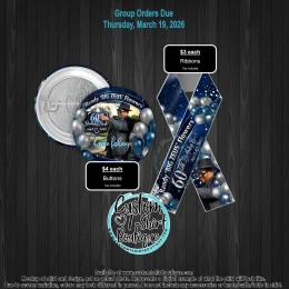 Randy Flowers Birthday Memorial Buttons and Ribbons 2026