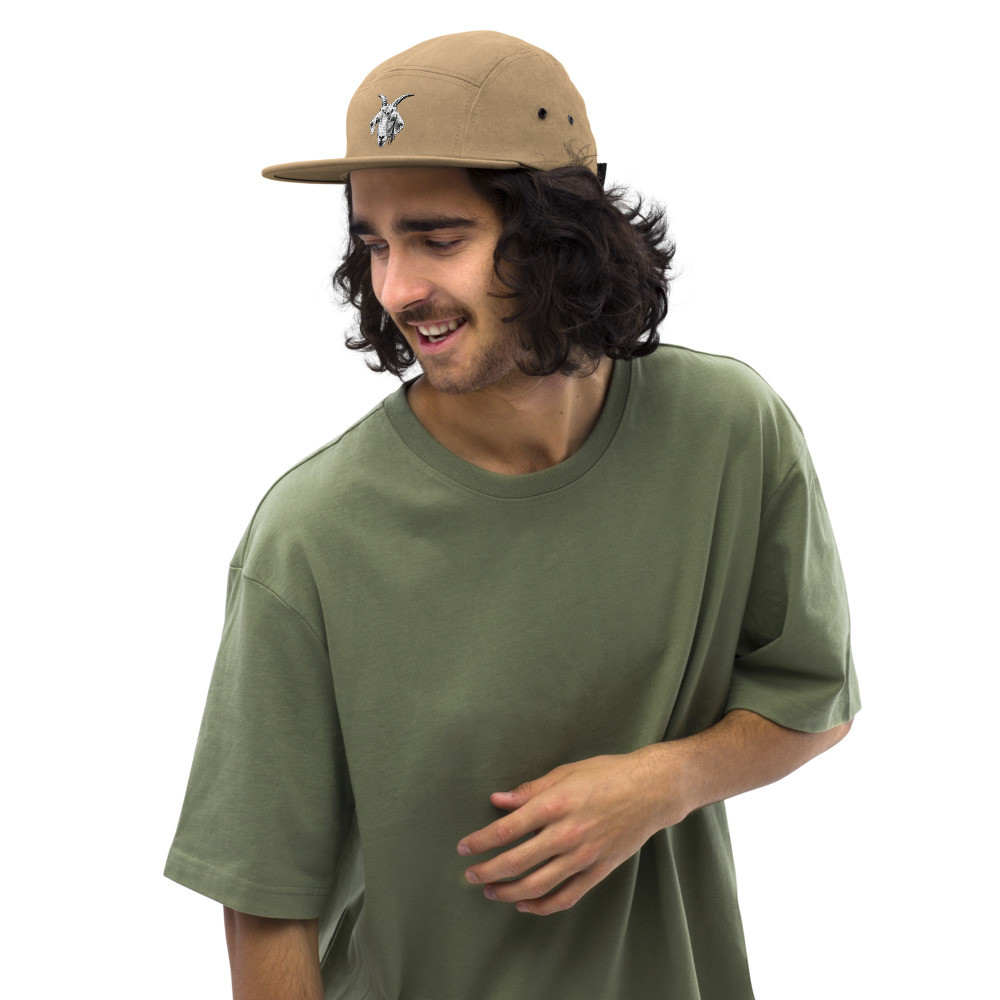 G.O.A.T. Face Apparels - Five Panel Cap - "the OG goat" hat
