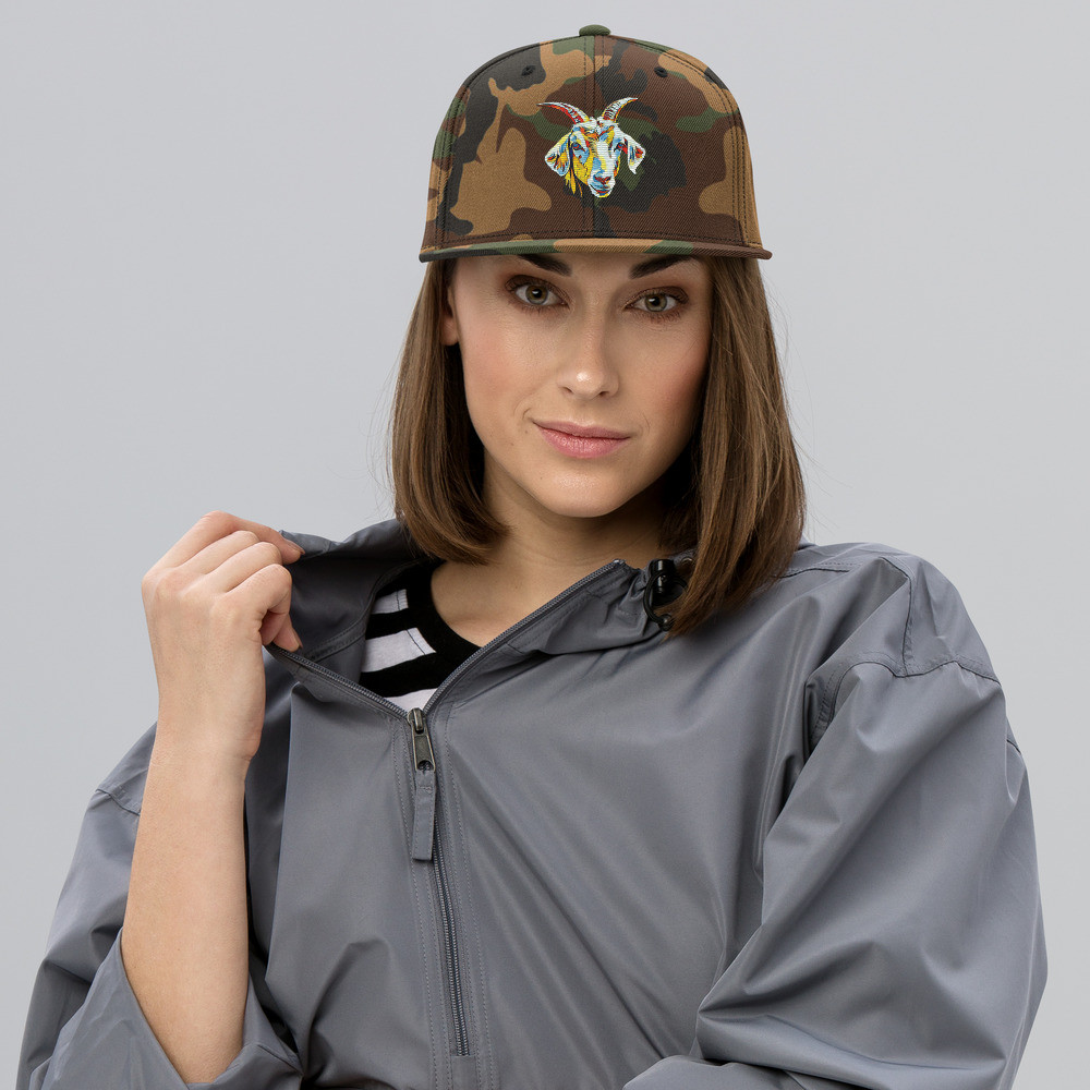 G.O.A.T. Face Apparels -  "OG Goat" 2025 Snapback Hat