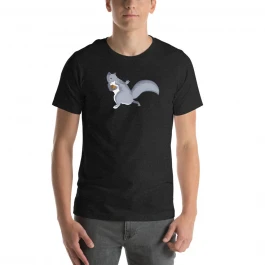 Squirrel Lucky Nut - Unisex t-shirt - by G.O.A.T. Face Apparels