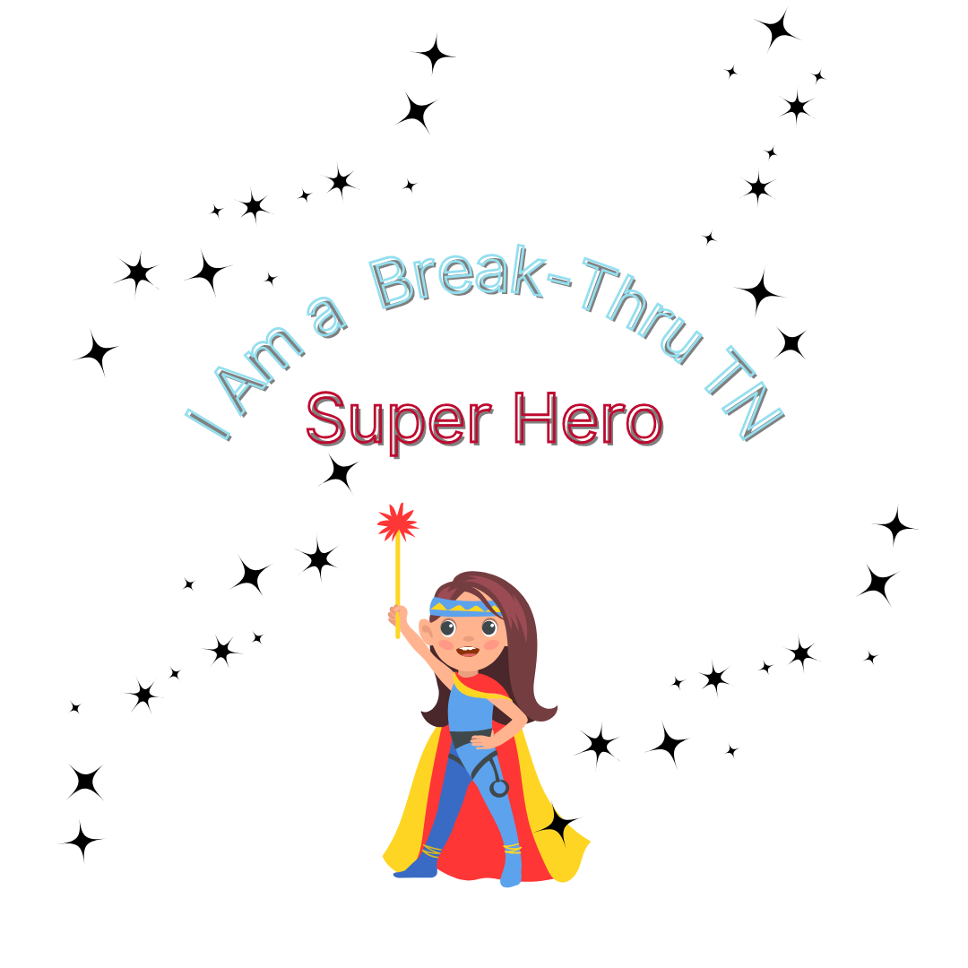 Girls Break-Thru TN Super Hero Tee
