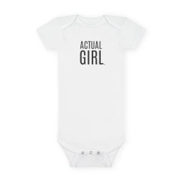 Babies Actual Girl "Signature" Onesie