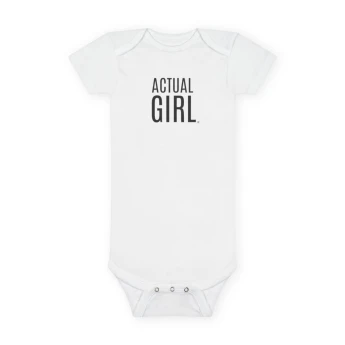 Babies Actual Girl "Signature" Onesie