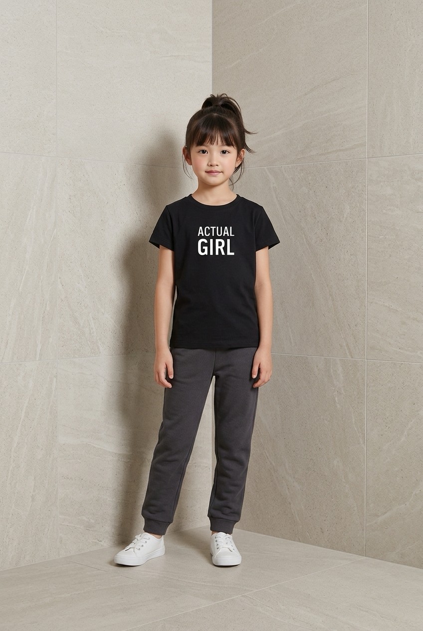 "Signature" Actual Girl T-shirt - for Girls