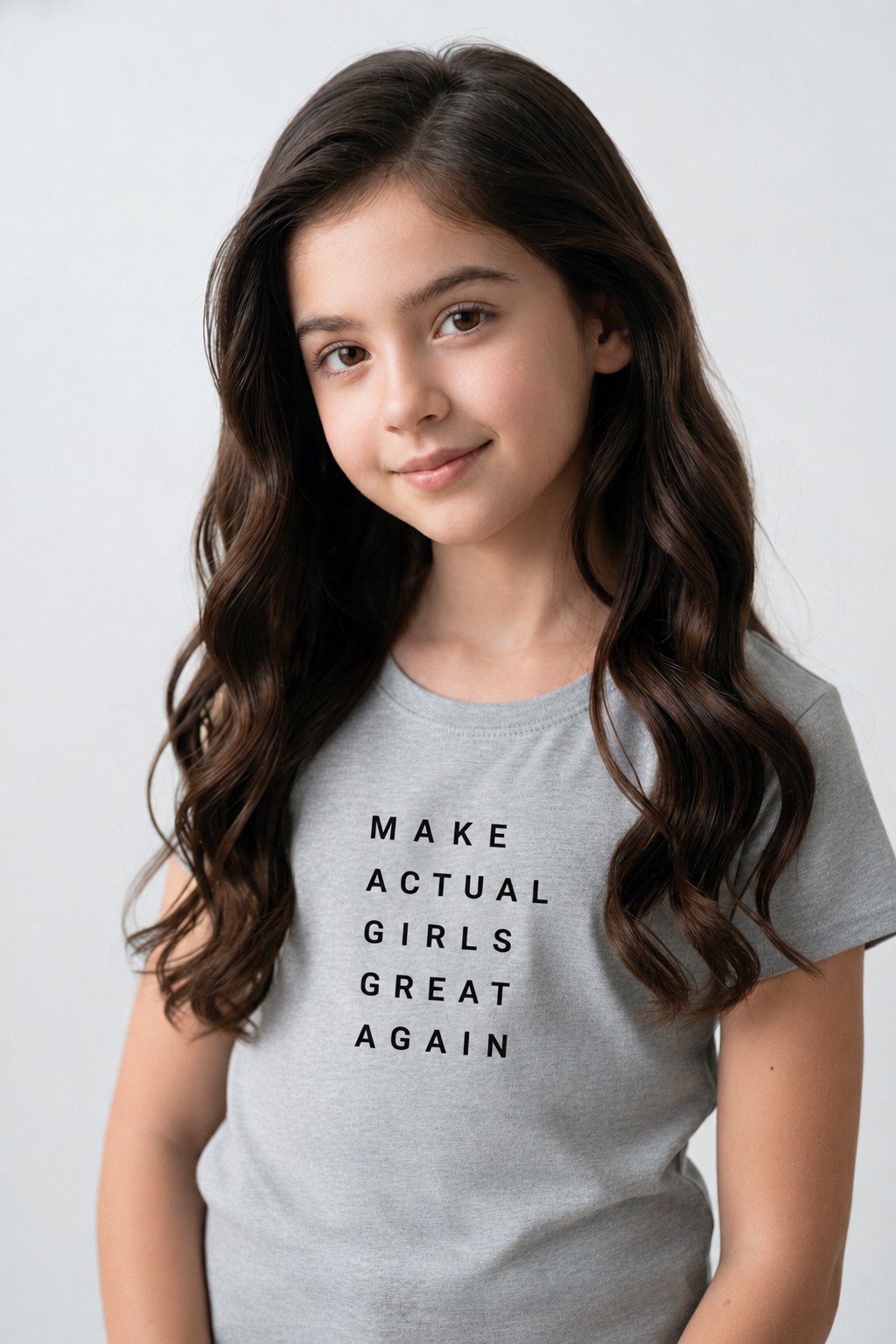 "Make Actual Girls Great Again" Actual Girl Hoodie T-shirt - for Girls