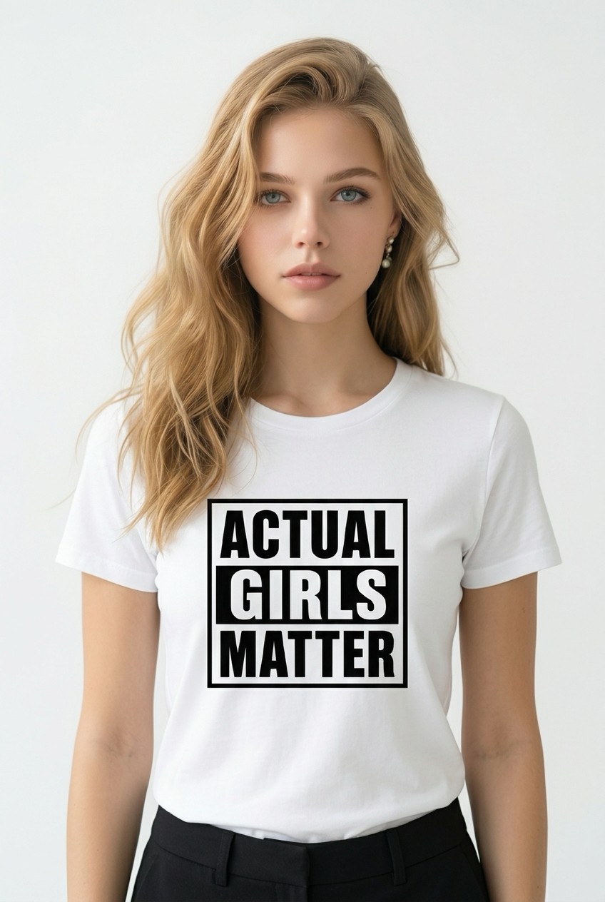 "ACTUAL GIRLS MATTER" Actual Girl Relaxed T-shirt - for Women