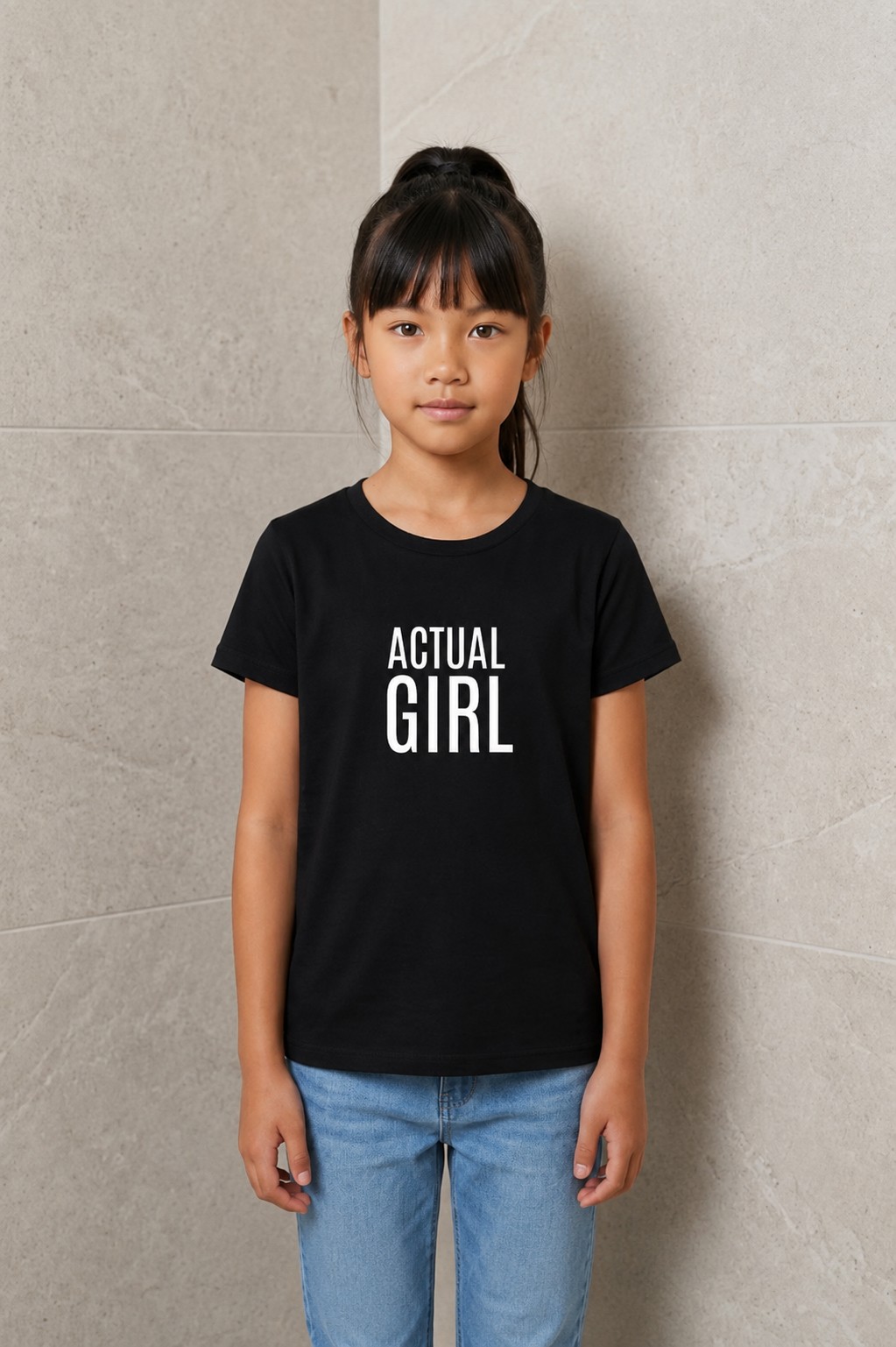 "Signature" Actual Girl T-shirt - for Girls