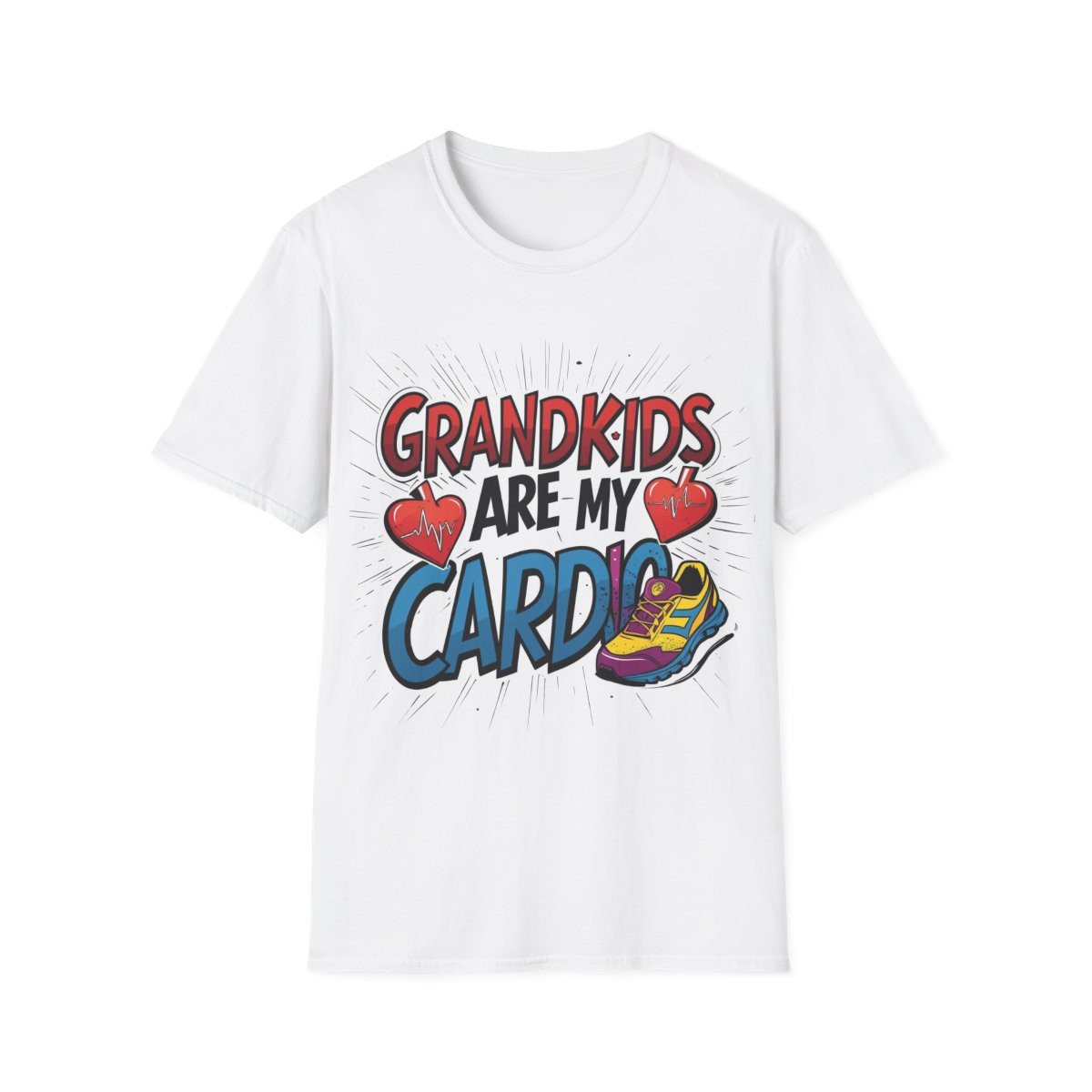 Grandkids Are My Cardio T-Shirt | Perfect Gift for Grandparents