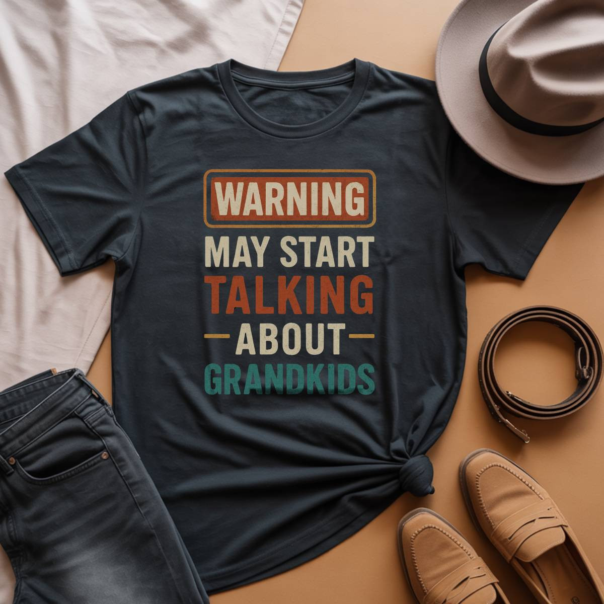 Warning Might Start Talking About Grandkids t-shirt