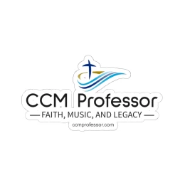 CCM Professor Kiss-Cut Stickers | Faith Music Legacy Decor Laptop Water Bottle Gift Car Decal
