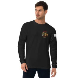 Long Sleeve Fitted Crew