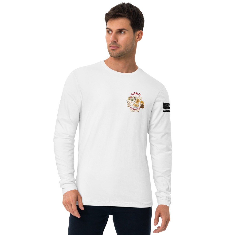 Long Sleeve Fitted Crew