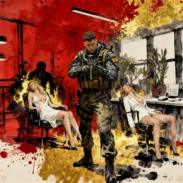 27xHigh Resolution Cover Images to "Office Ambush" Video