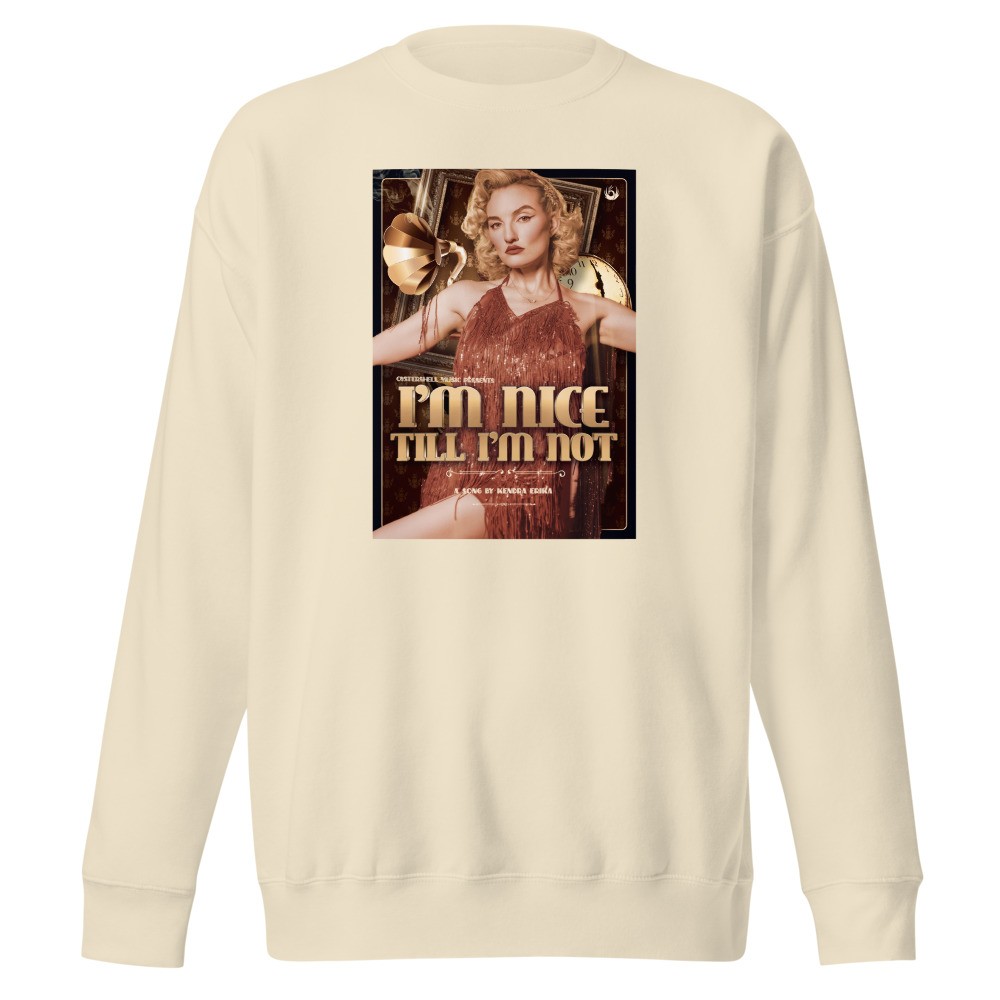 Kendra Erika Retro Glam V3 - Unisex Premium Sweatshirt