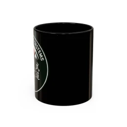 Accent Coffee Mug - Stylish Gift for Coffee Lovers, Office Decor, Functional Art, Home Kitchen Essentials, Black Ceramic Mug