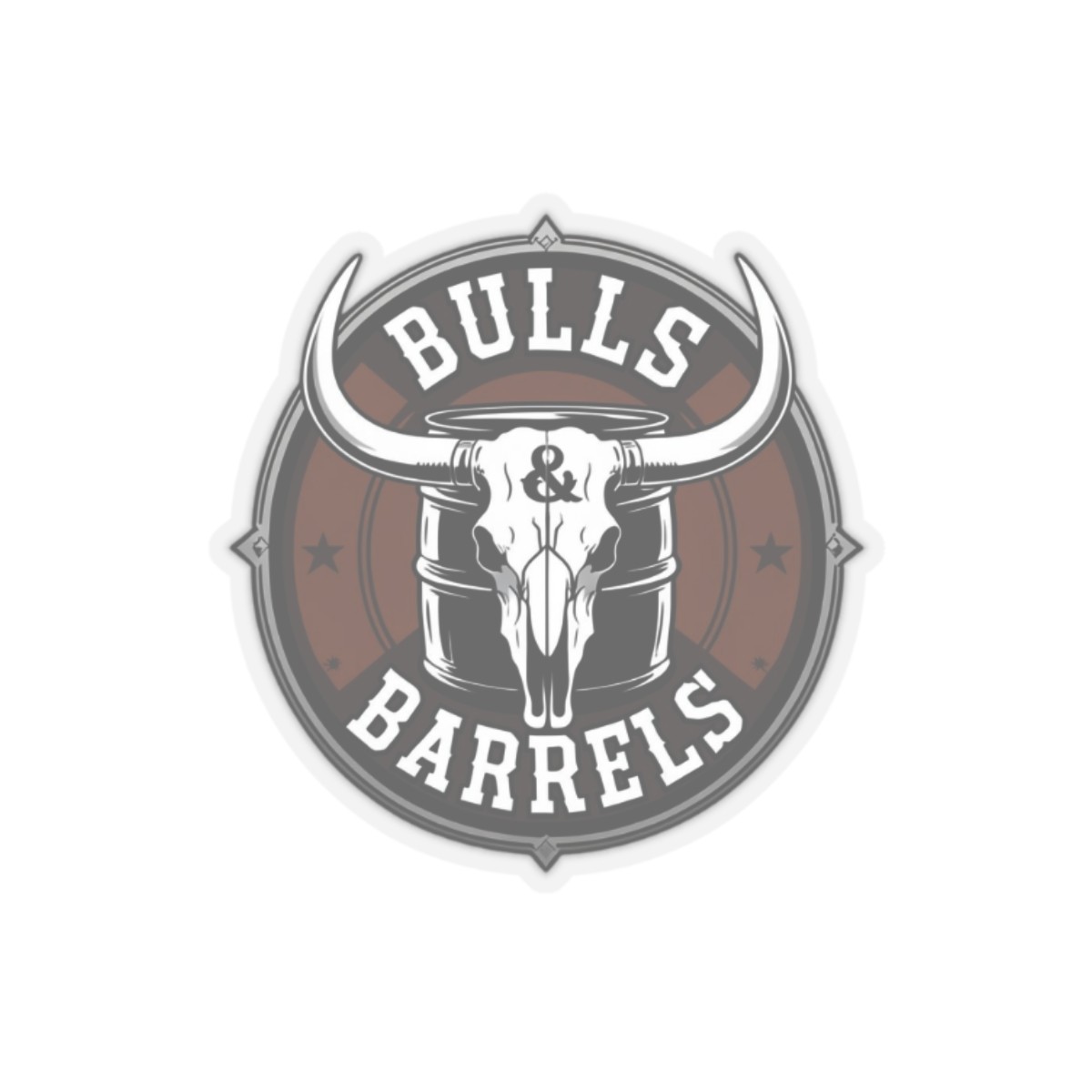 Bulls & Barrels Co. Logo Sticker
