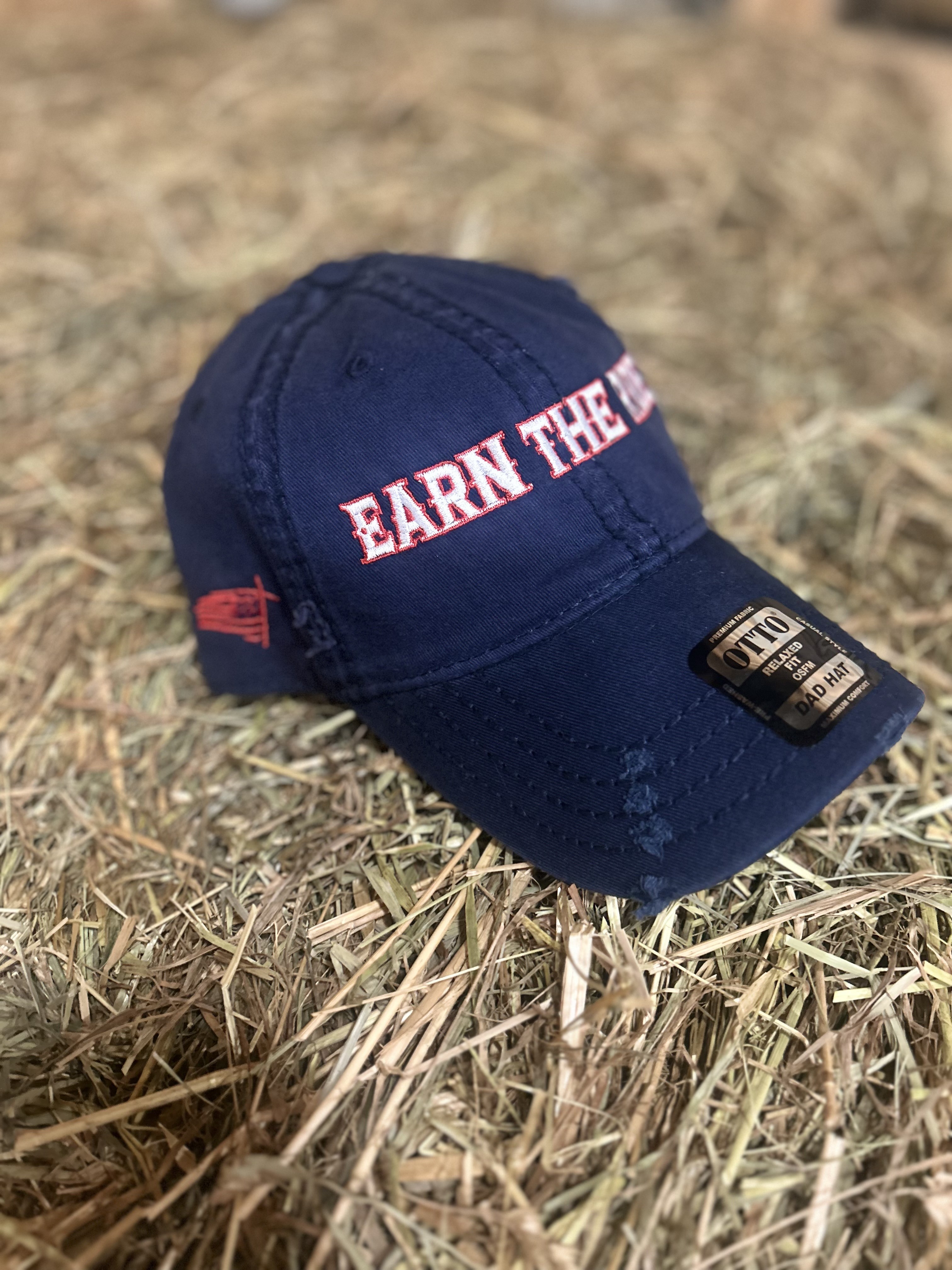Earn the Ride Distressed Dad Hat