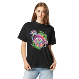 Unisex garment-dyed heavyweight t-shirt