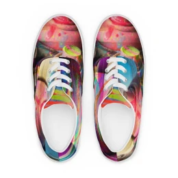 Men’s lace-up canvas shoes