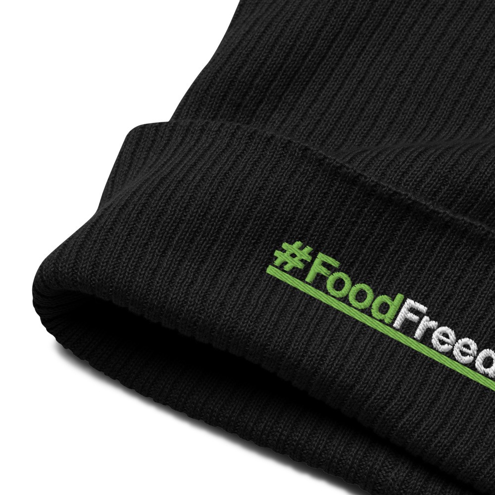 Organic ribbed beanie