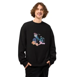 Oversized heavyweight sweatshirt