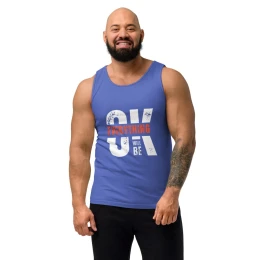 Unisex garment-dyed tank top