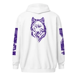 LONE WOLF Unisex Zip Hoodie