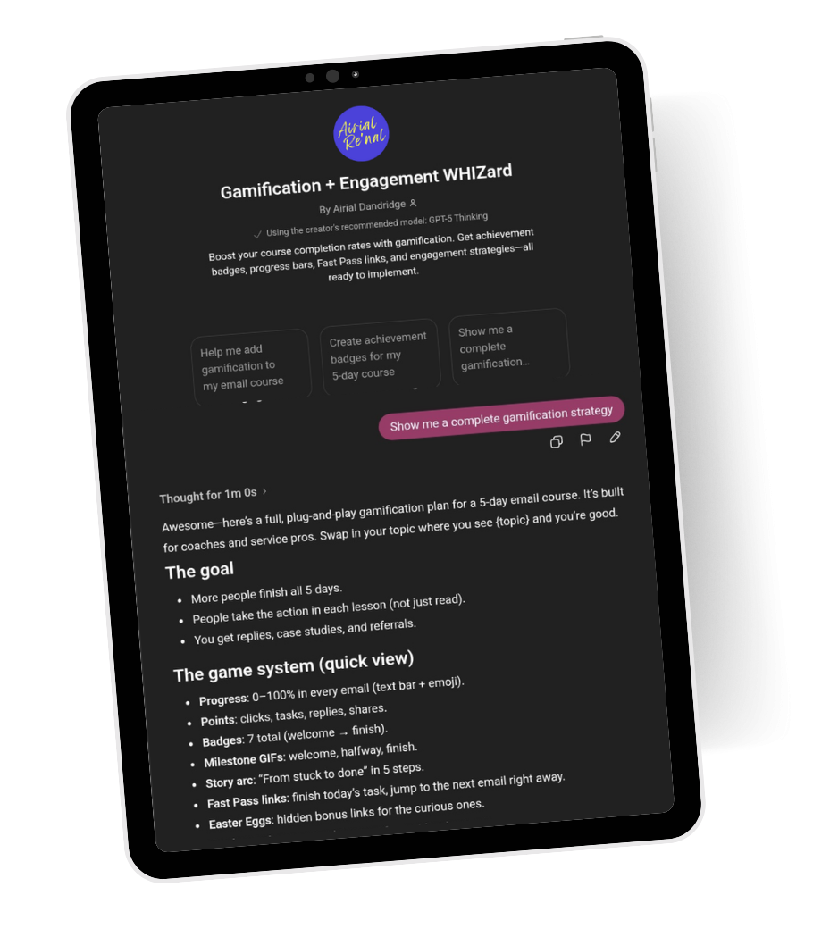 Gamification & Engagement Builder