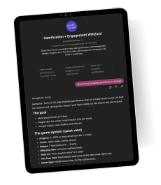 Gamification & Engagement Builder