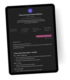 Promo & Social Content GPT