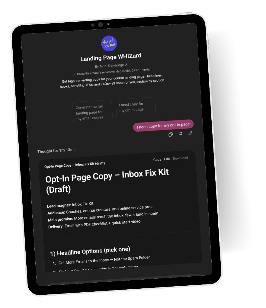 Landing Page Wizard