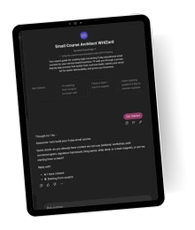 Email Course Architect