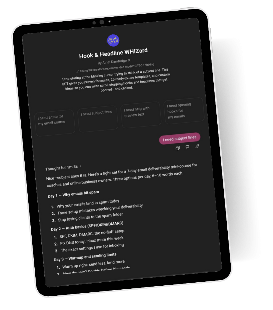 Hook & Headline Generator