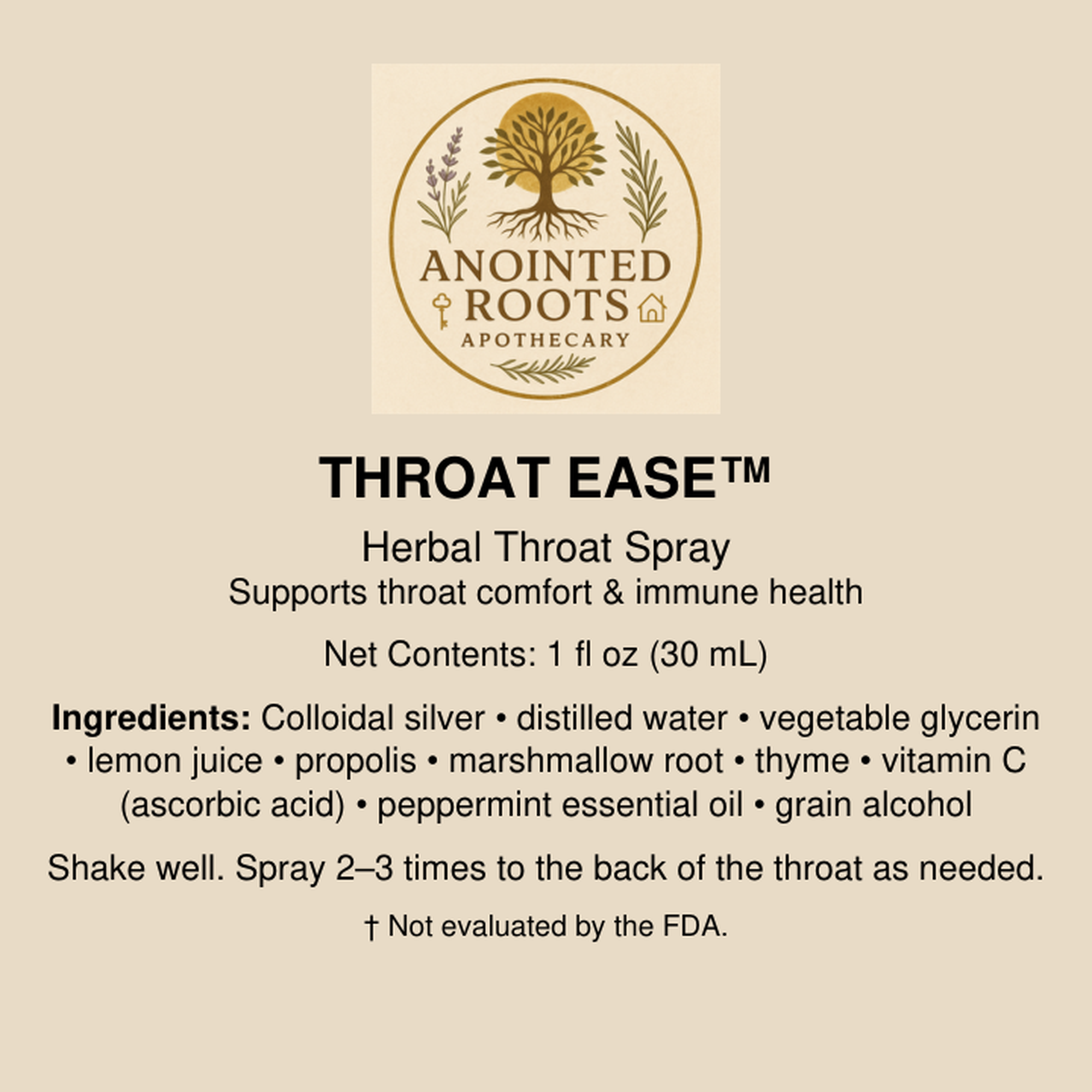 Throat Ease Propolis Spray