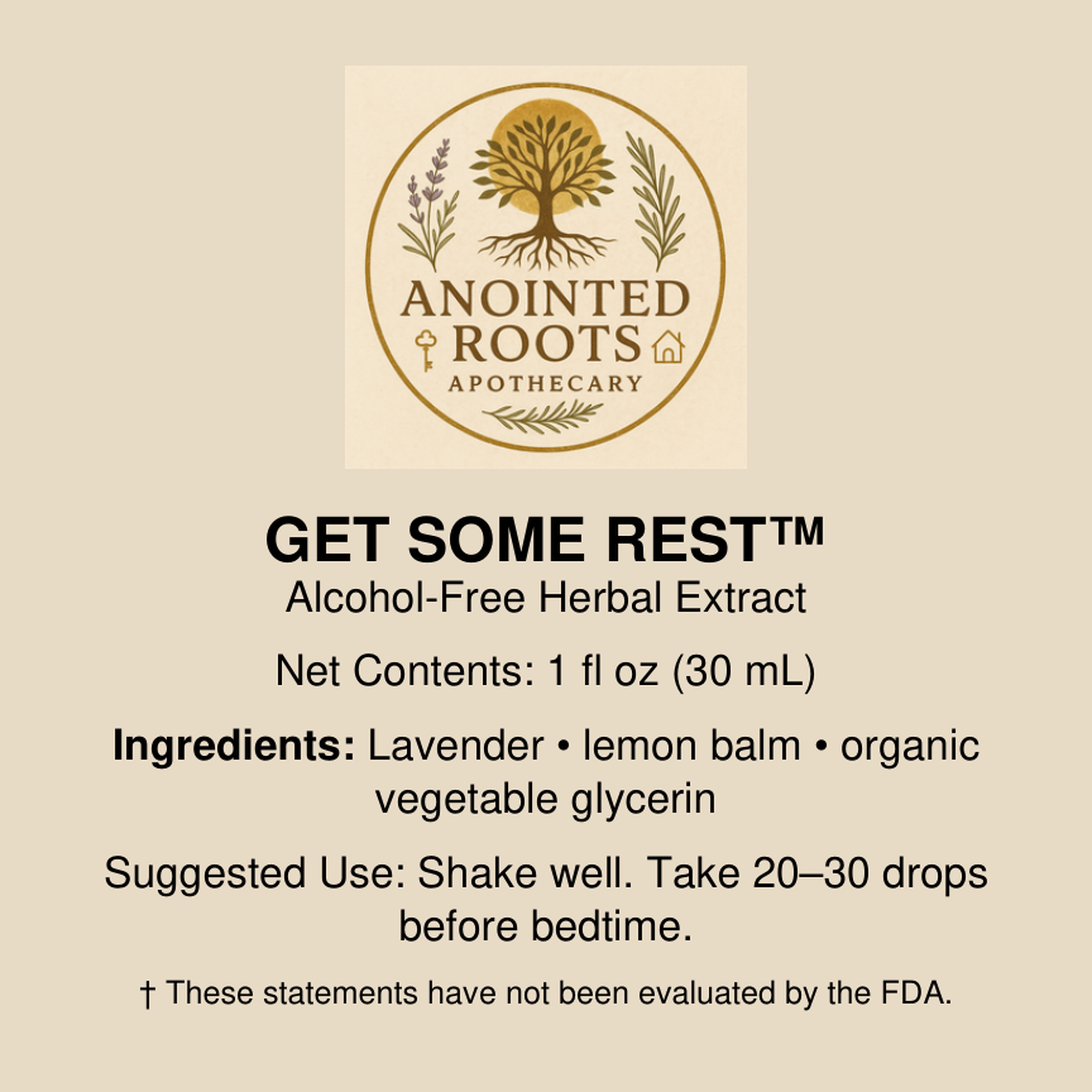 Get some rest/Rest the Mind Glycerite