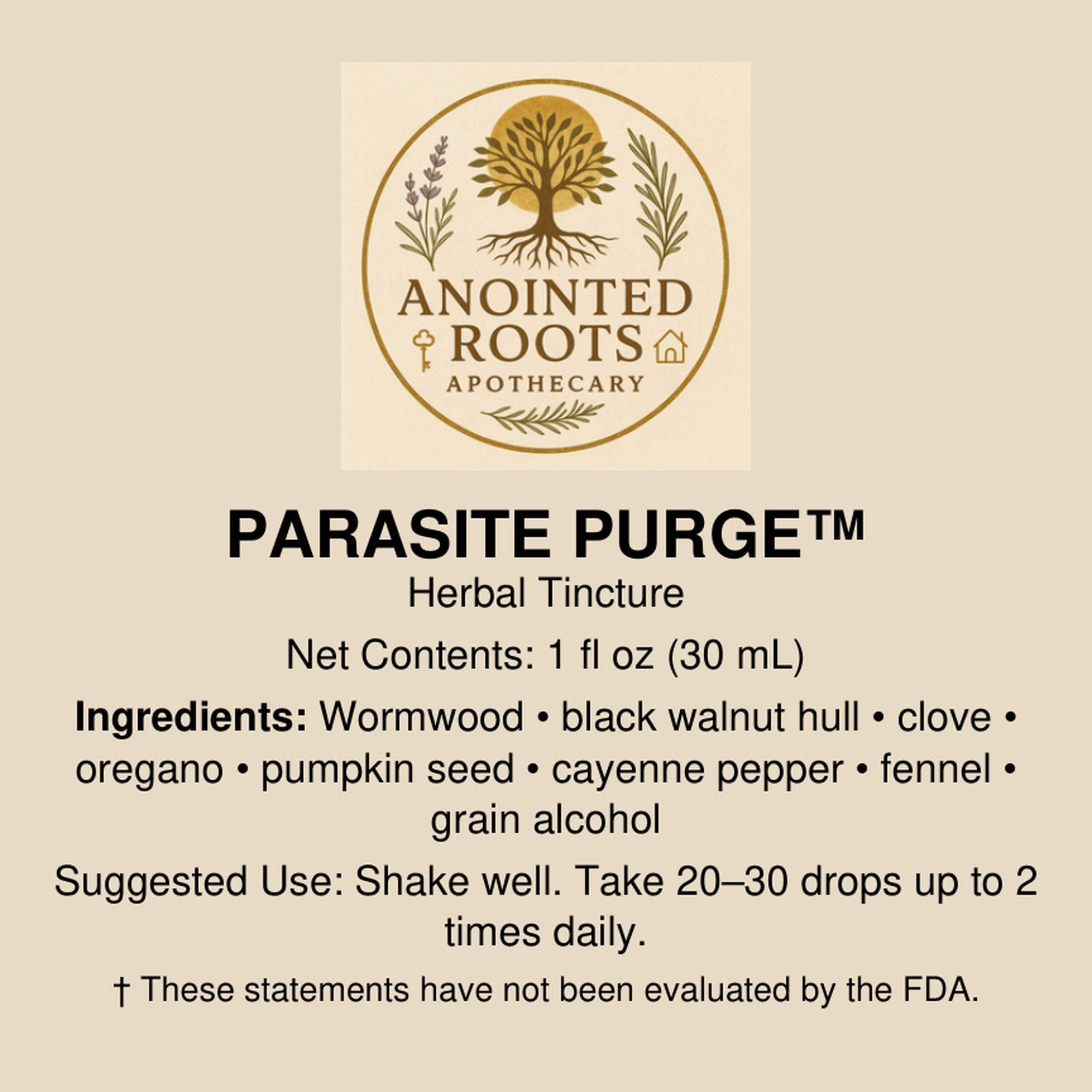 Parasite Purge Tincture