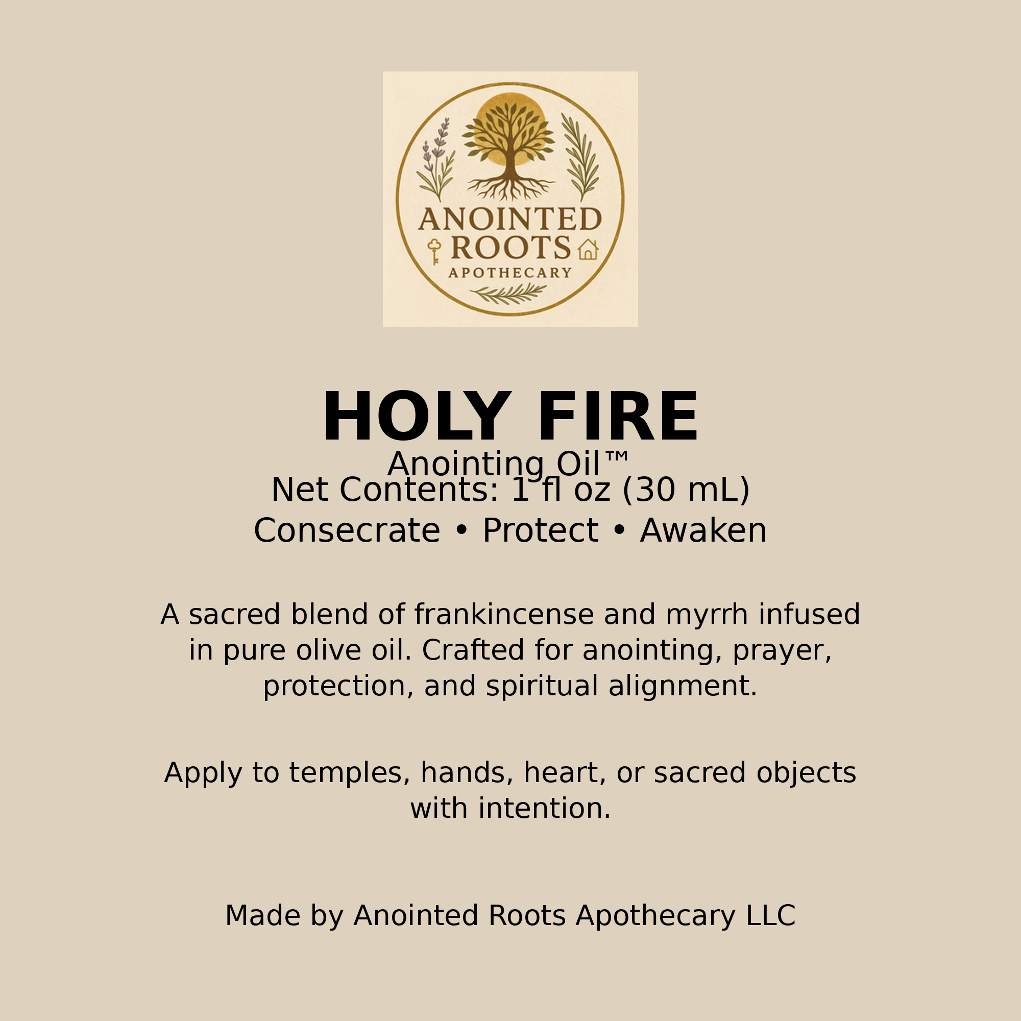 Holy Fire Anointing Oil